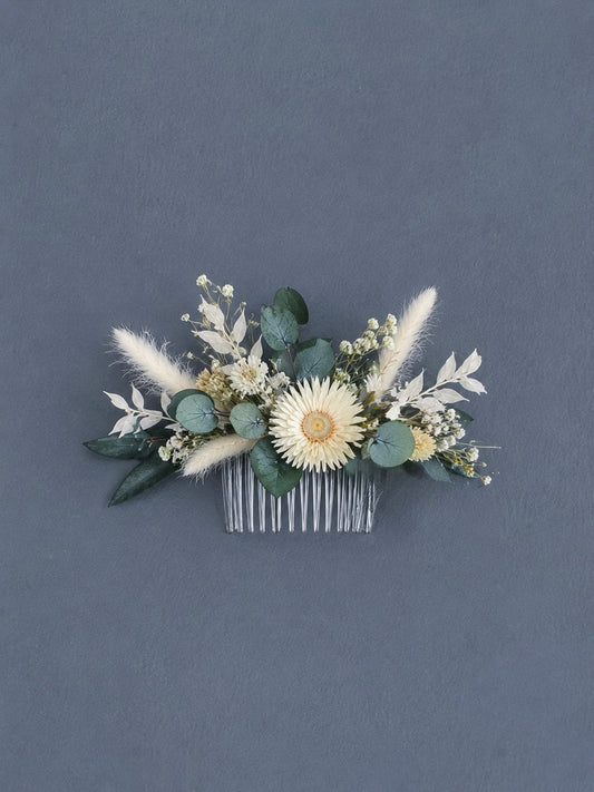 Hana dried flower comb