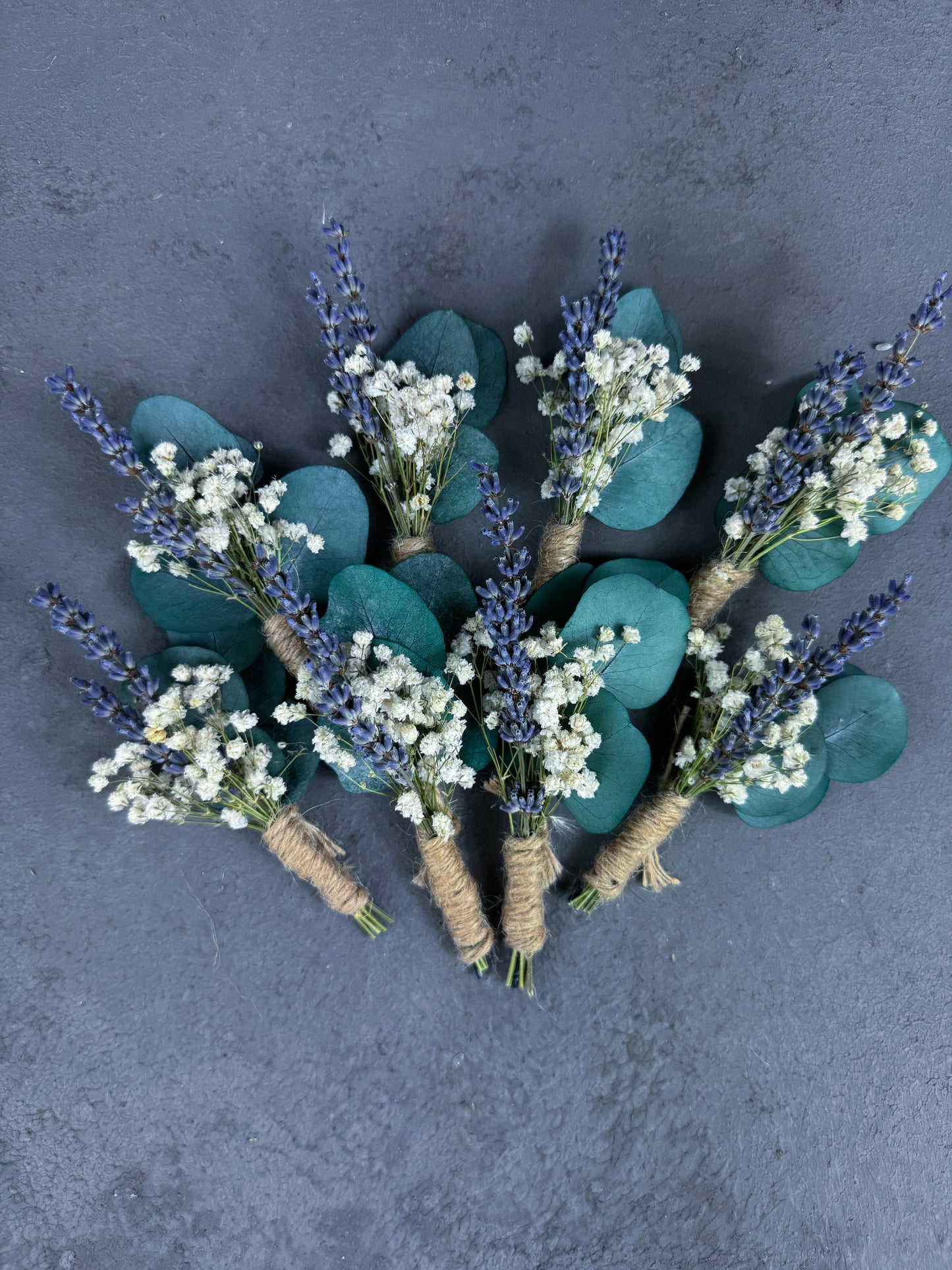 Serena dried flower buttonhole - baby’s breath - dried wedding flowers UK delivery