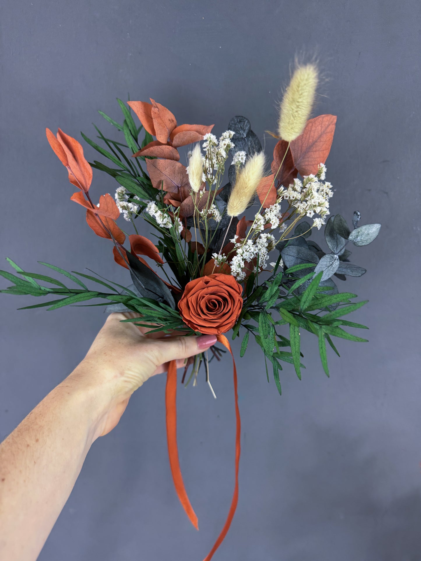 Maple mini dried flower bouquet