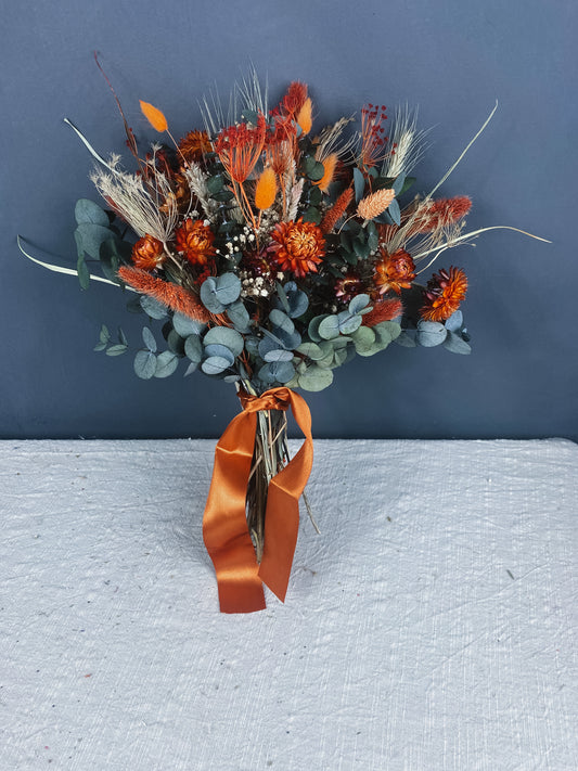 Sara dried flower bridal bouquet