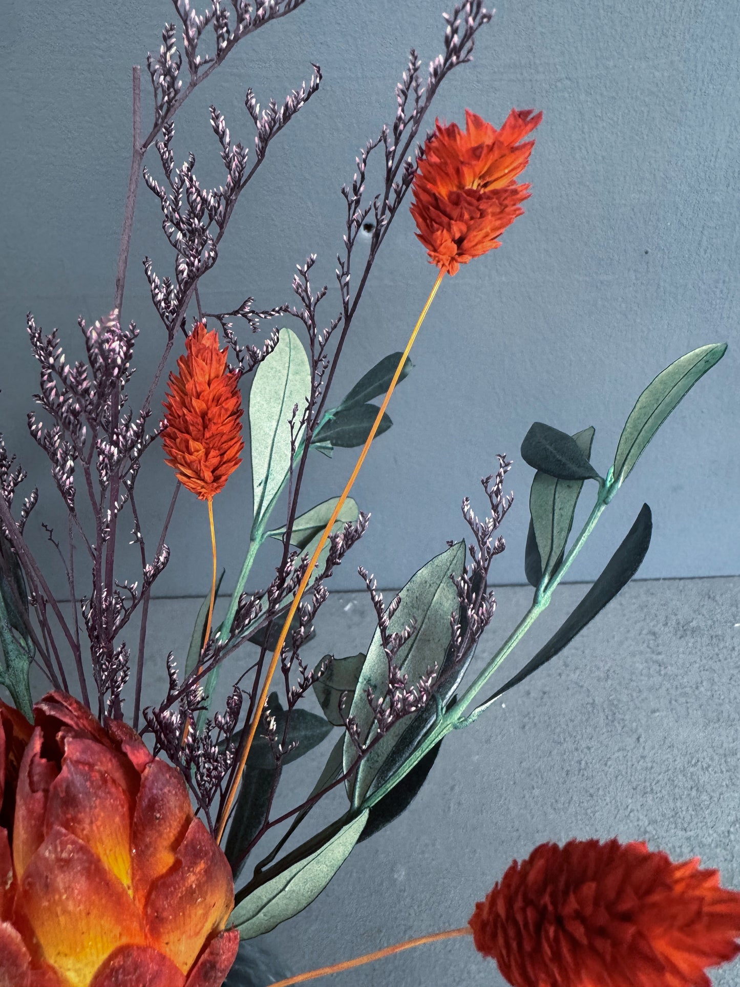 Opal dried flower mini bouquet