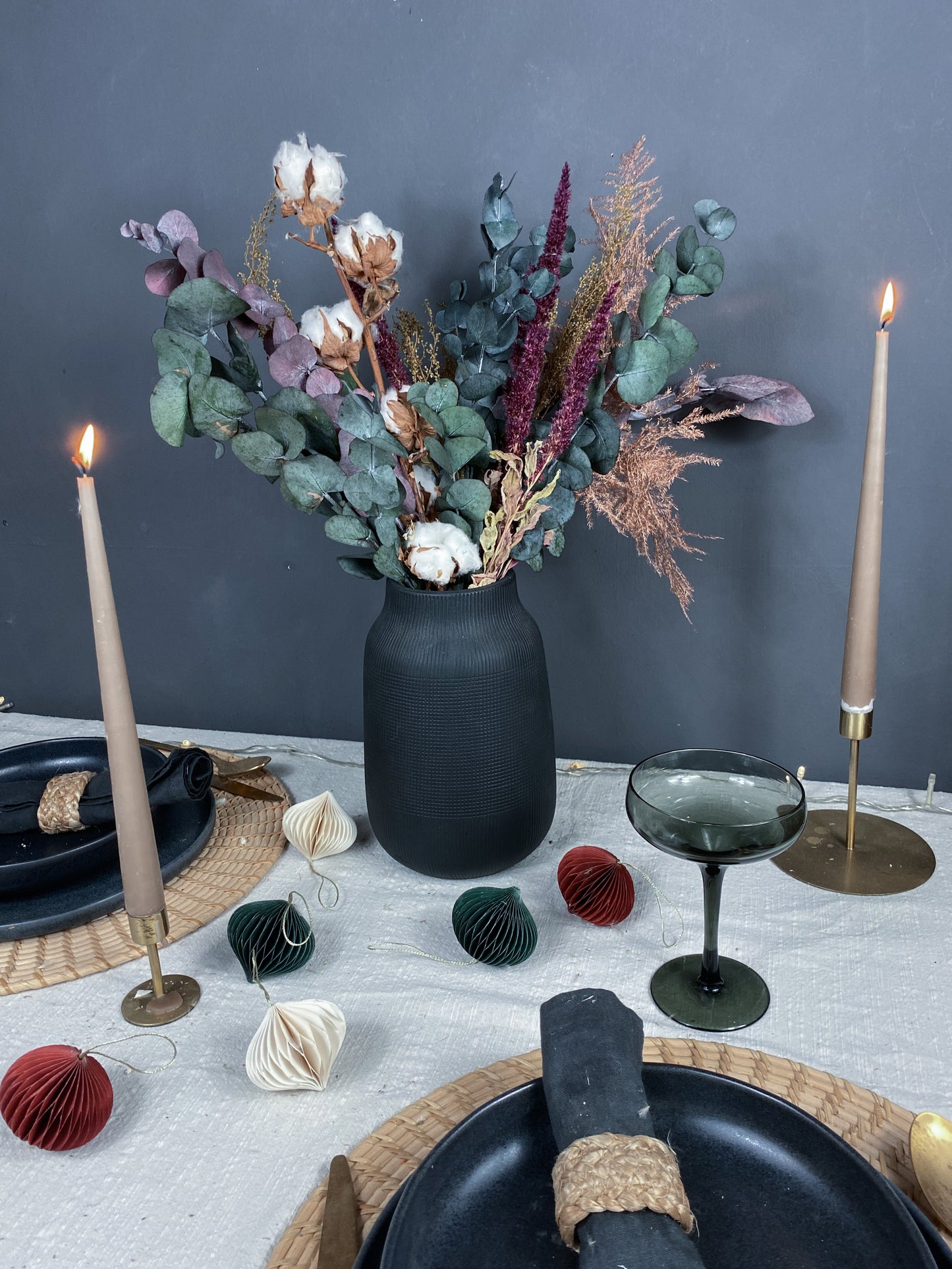 Avery festive dried flower bouquet