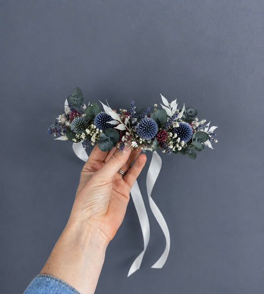 Devon dried flower crown