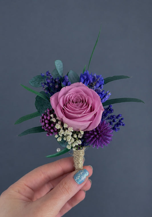 Amalie Dried Flower Buttonhole