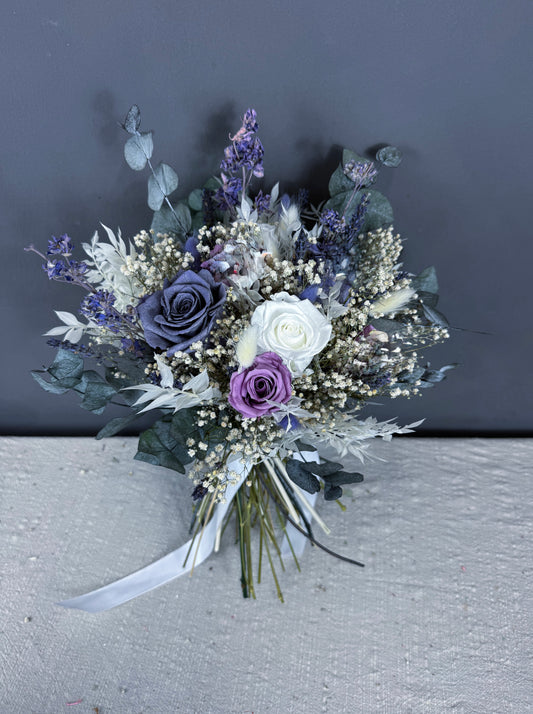 Amelia dried flower bridesmaid bouquet