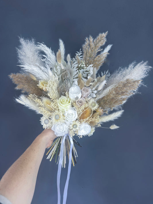 Orla dried flower bridal bouquet