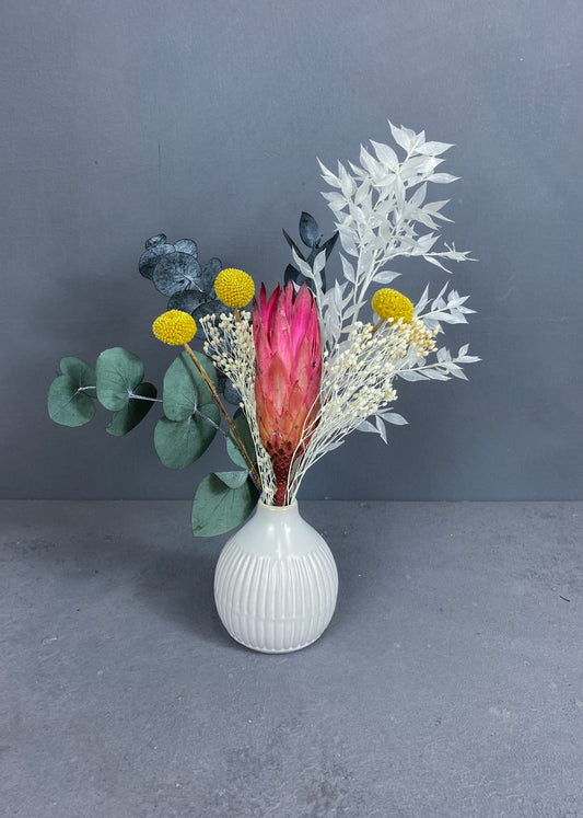 Odette dried flower mini arrangement