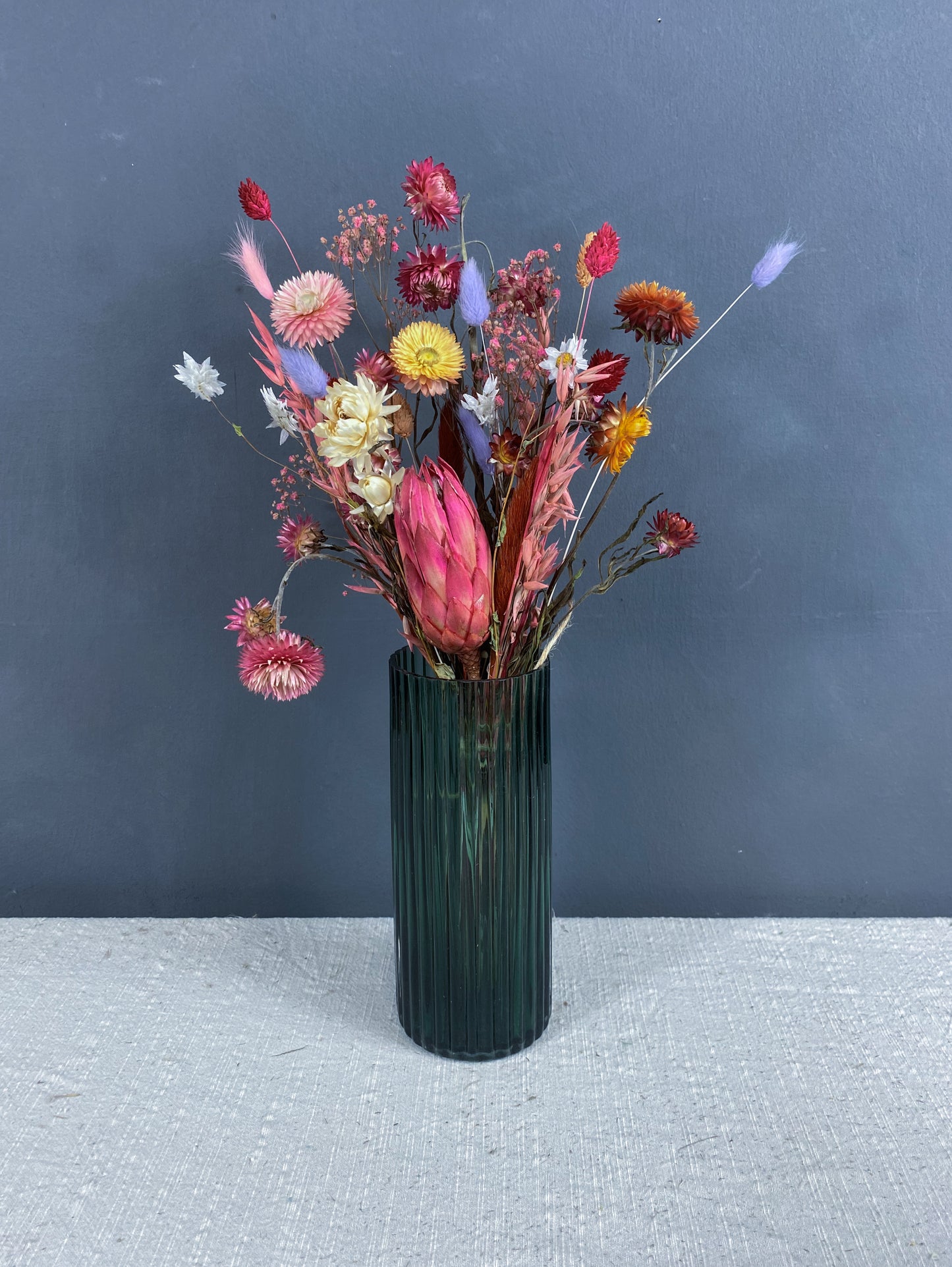 Lacy dried flower bouquet