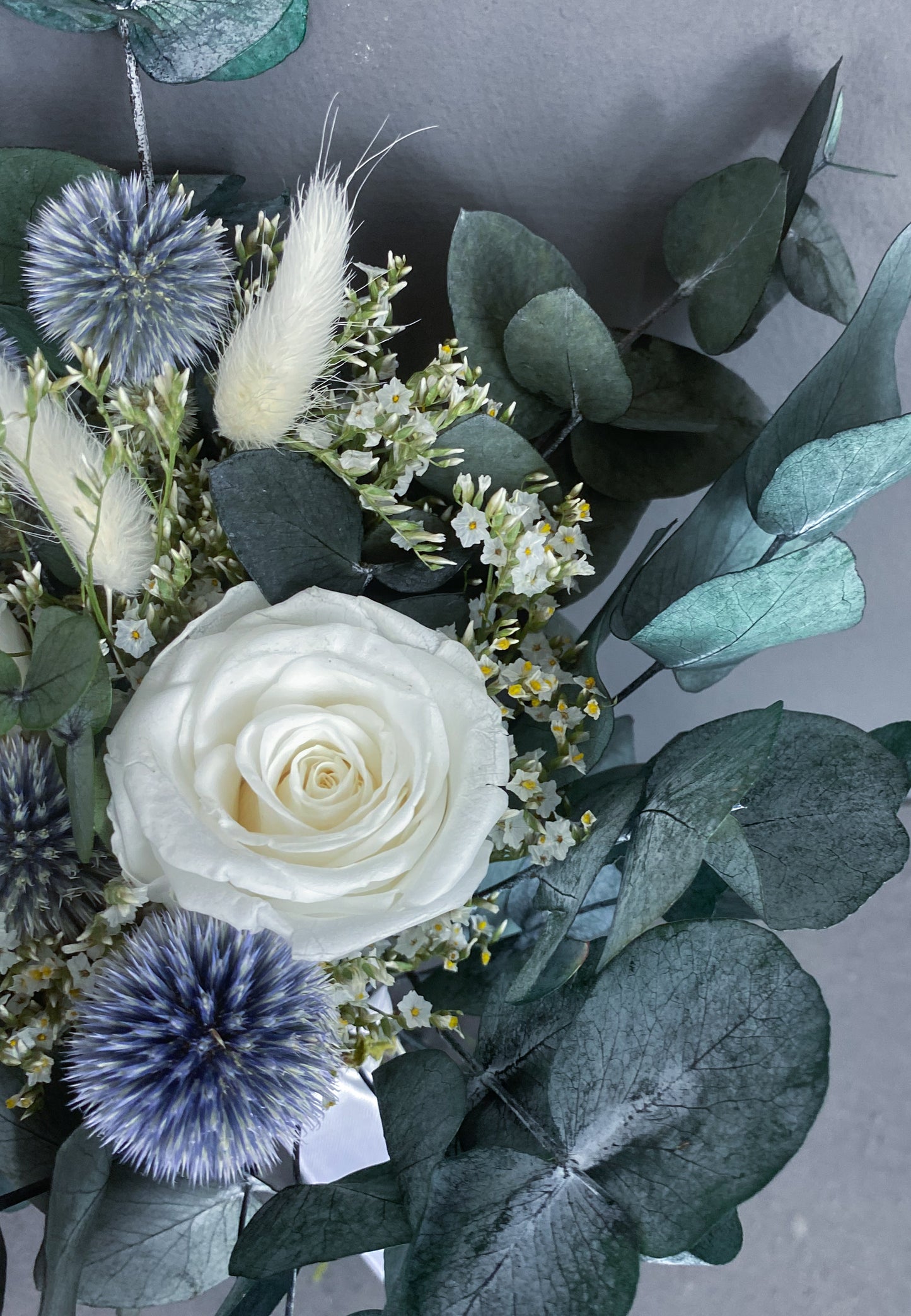 Margot dried flower bridesmaid bouquet
