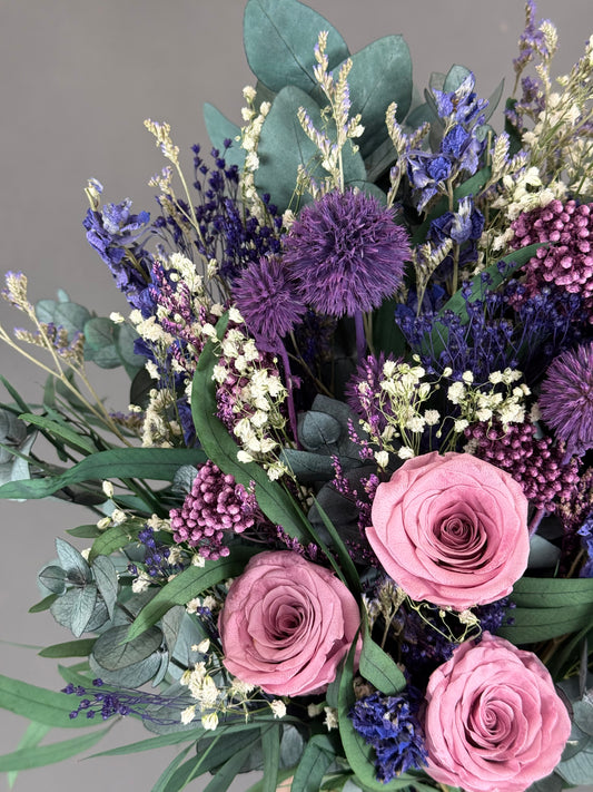 Amalie dried flower bridal bouquet