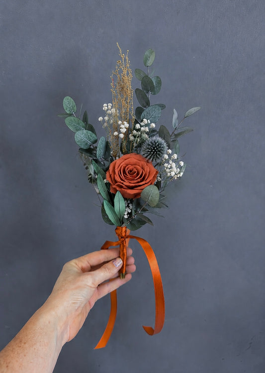Penny dried flower girl wand