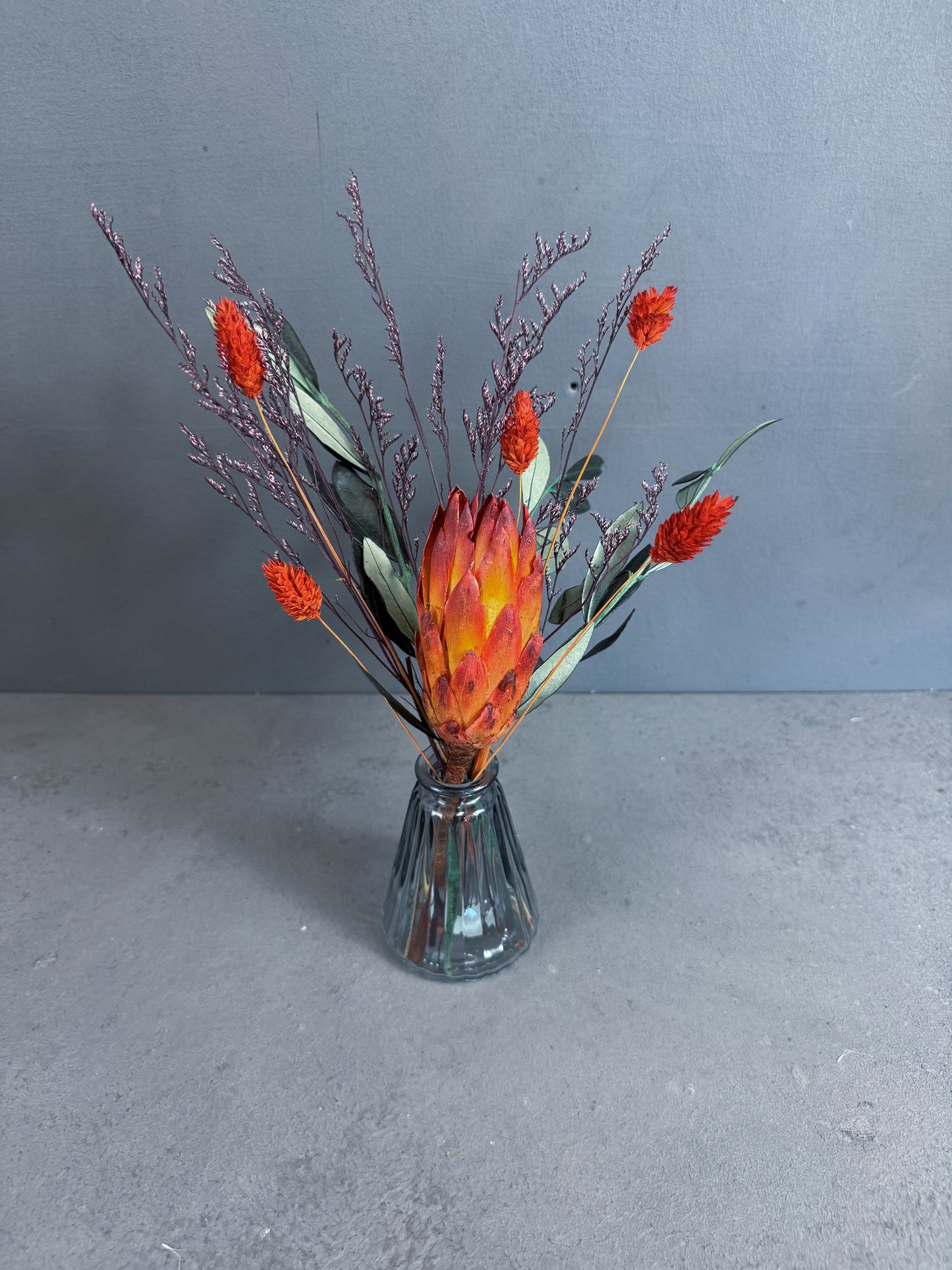 Opal dried flower mini bouquet