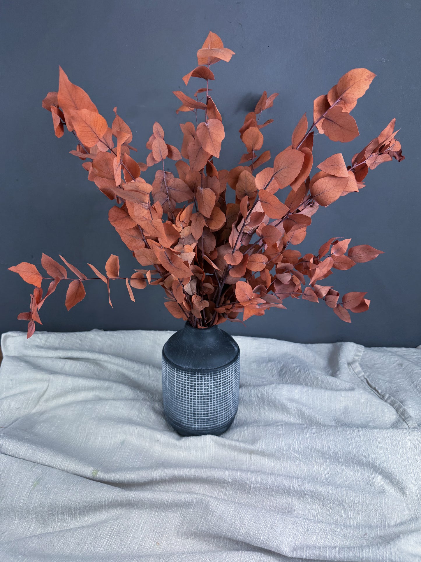 Preserved Eucalyptus Bouquet - Orange