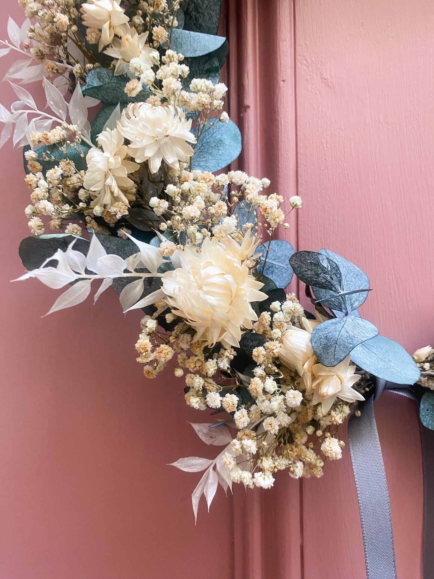 Isla Dried Flower Christmas Wreath