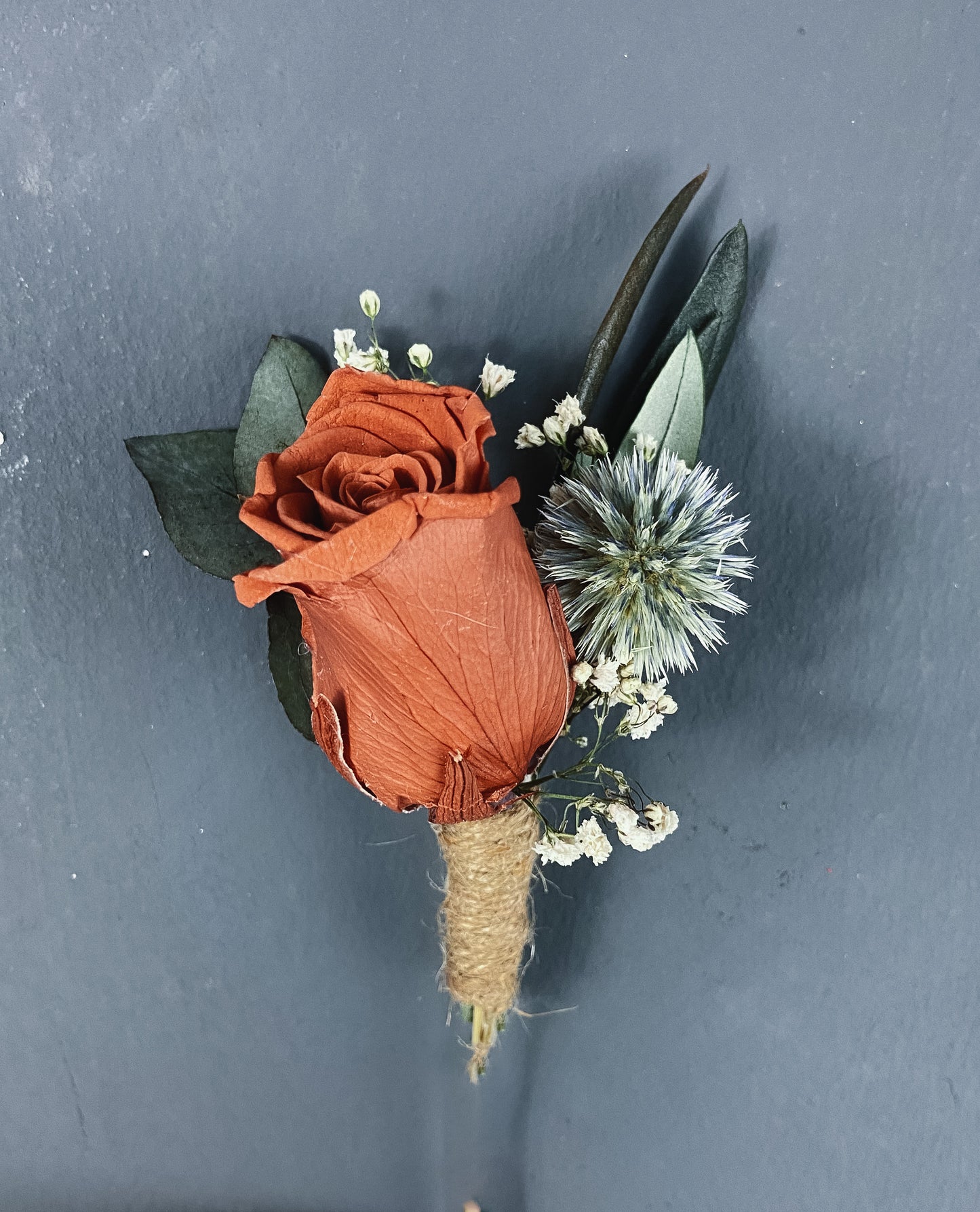 Penny dried buttonhole