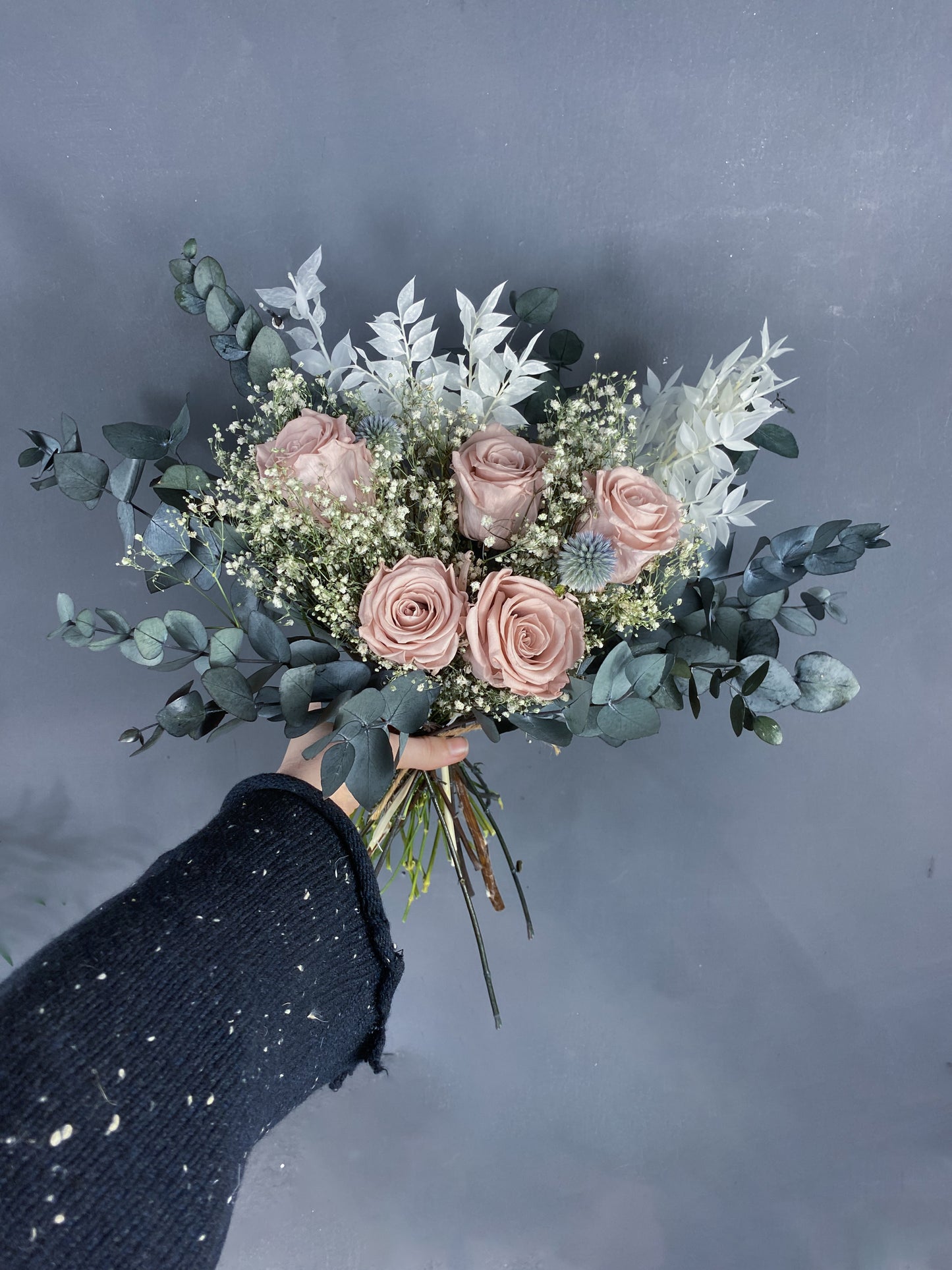 Elodie Dried Flower Bridal bouquet