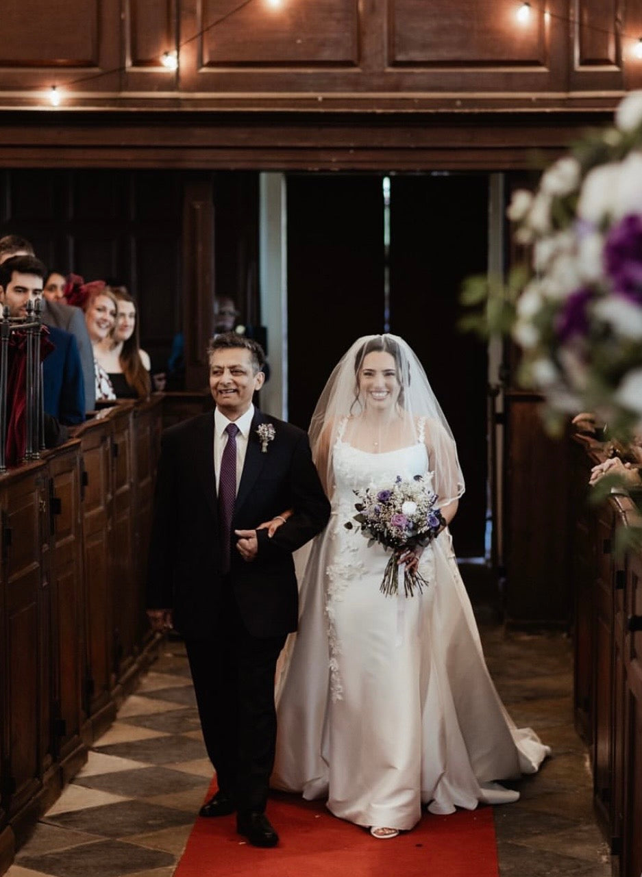 Amelia dried flower bridal bouquet