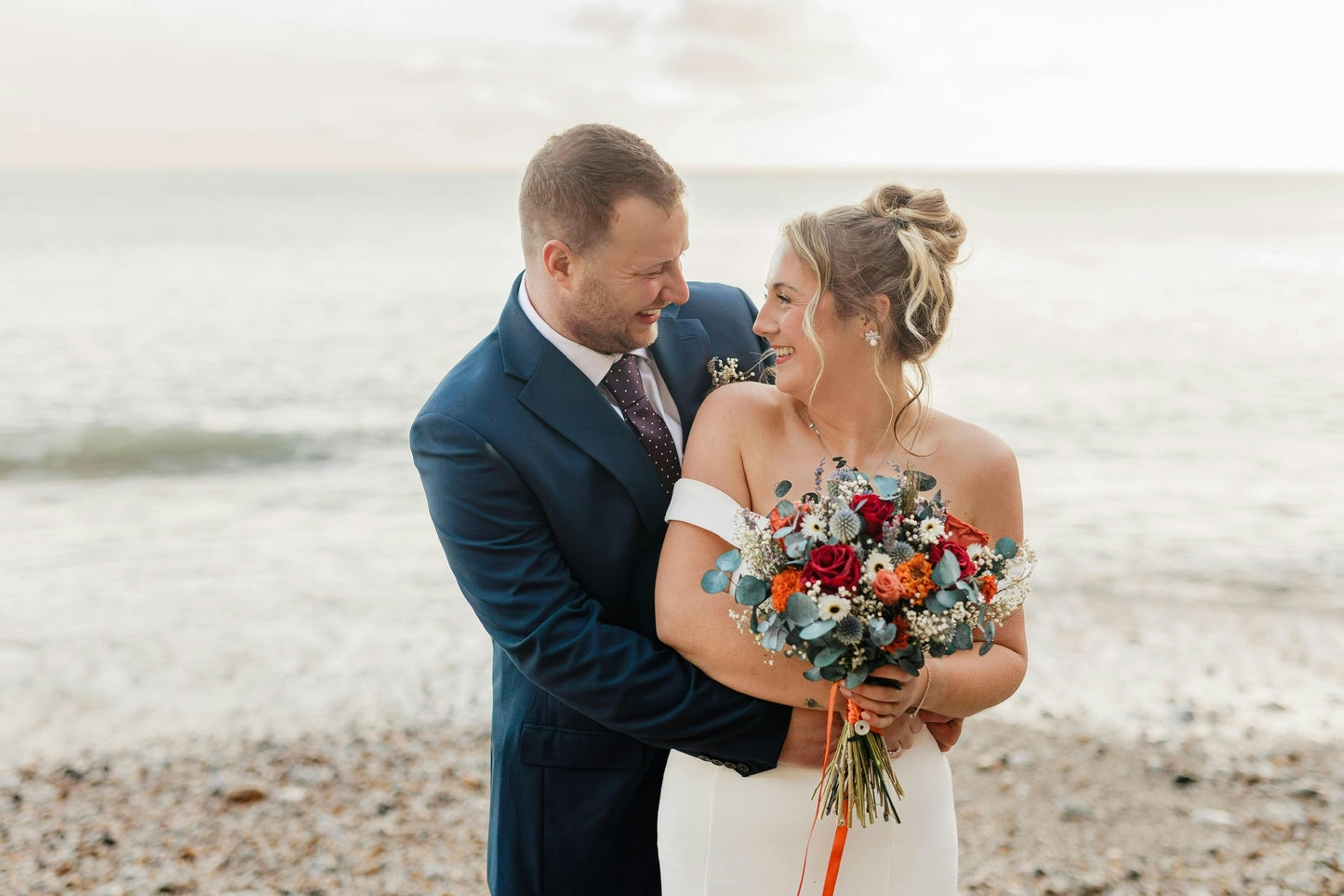 Mae dried bridal bouquet