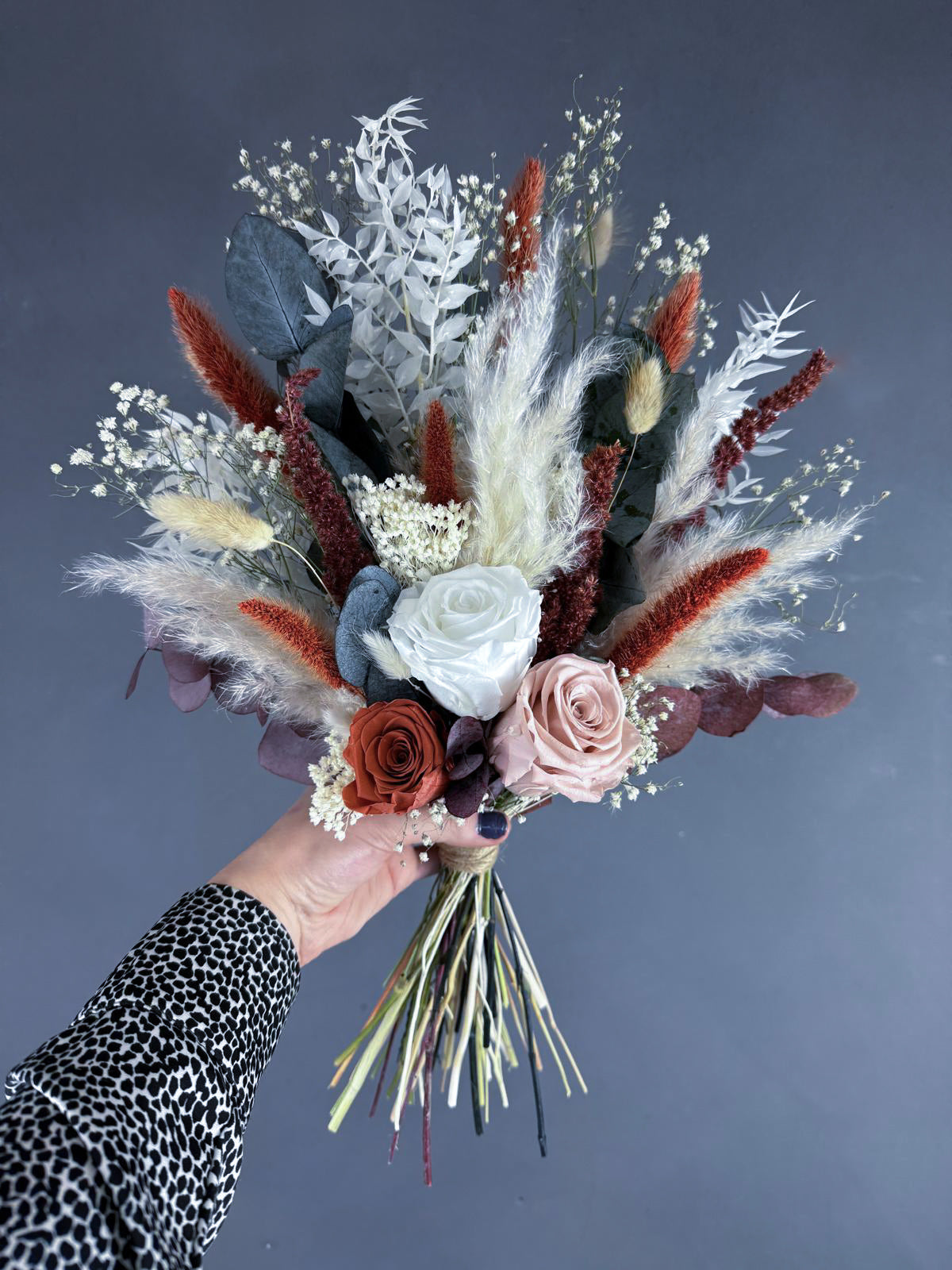 Tilly Dried Flower Bridal bouquet