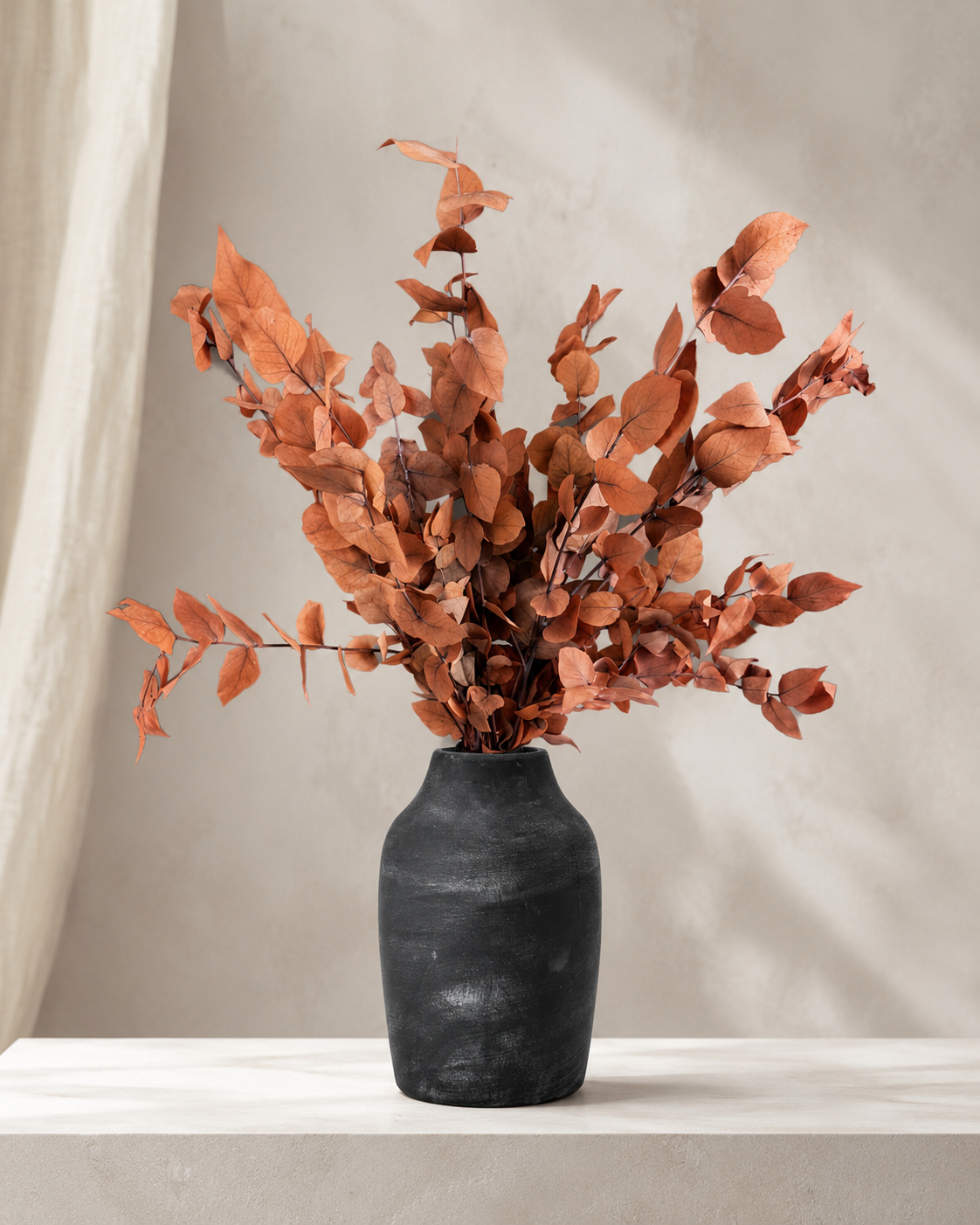 Preserved Eucalyptus Bouquet - Orange