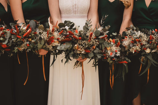 Elora dried flower bridal bouquet