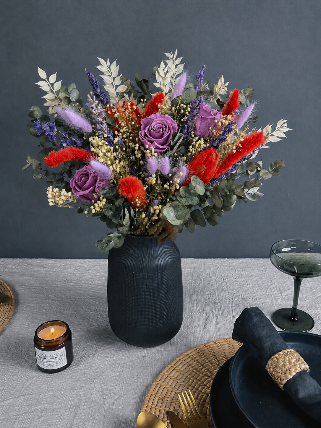 Eliana dried flower bouquet