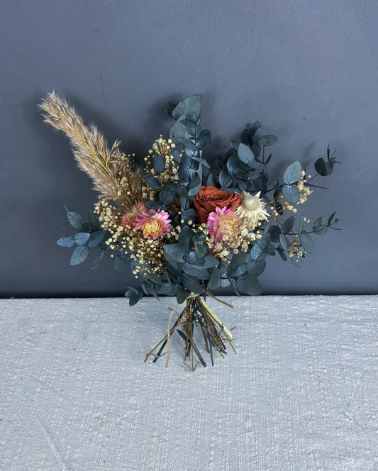 Lyra Dried Flower Bridesmaid's Bouquet