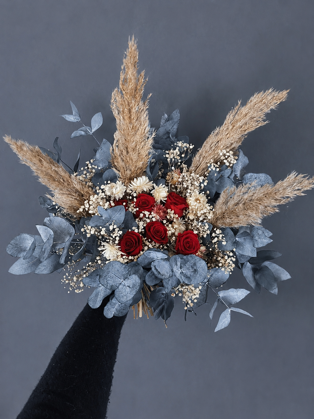 Rosie dried flower bridal bouquet