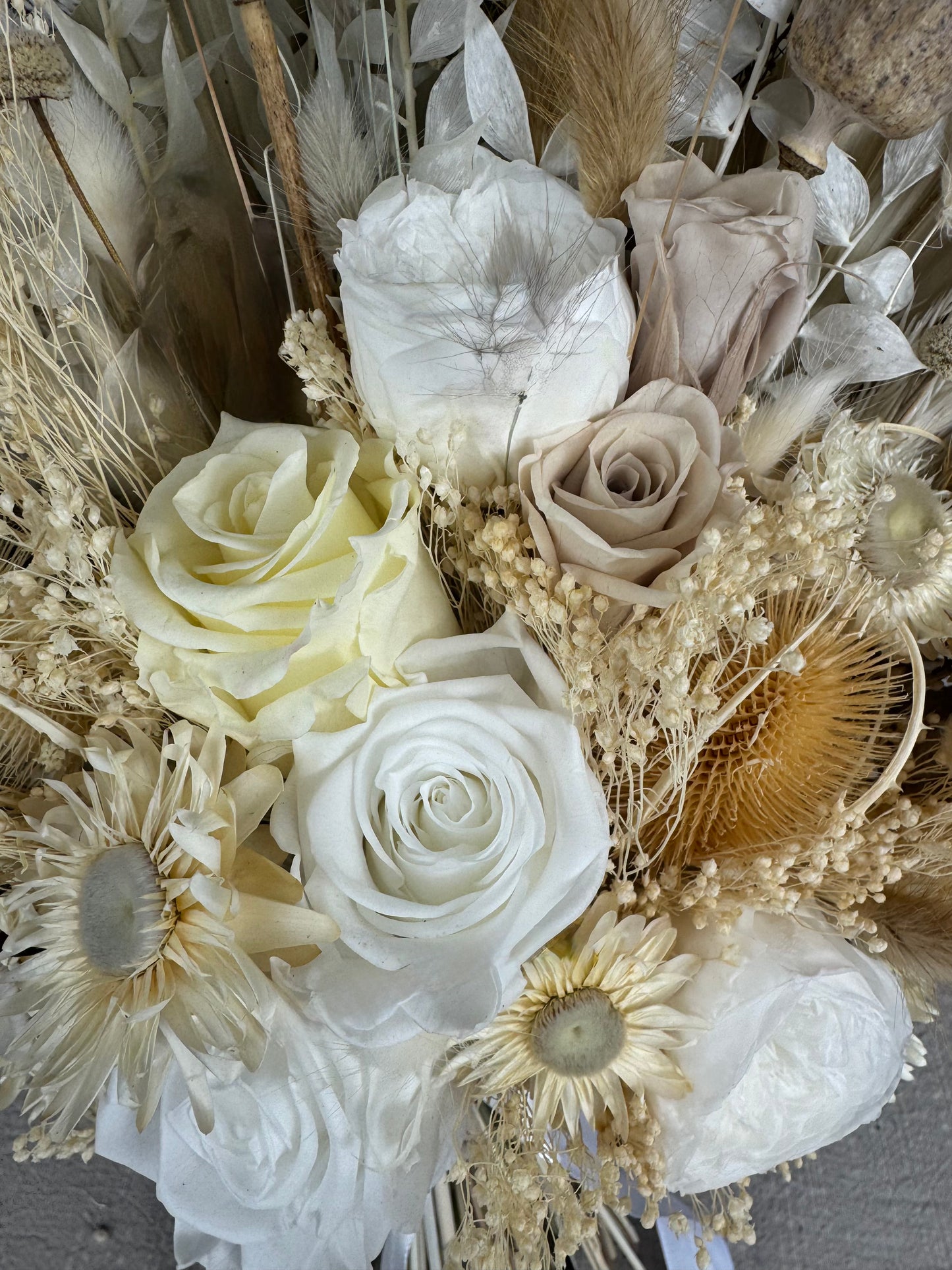 Orla dried flower bridal bouquet