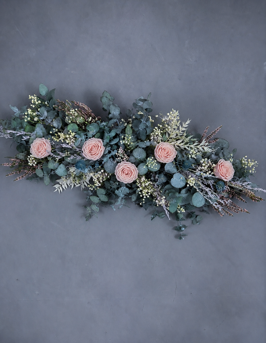 Cleo dried flower wedding garland
