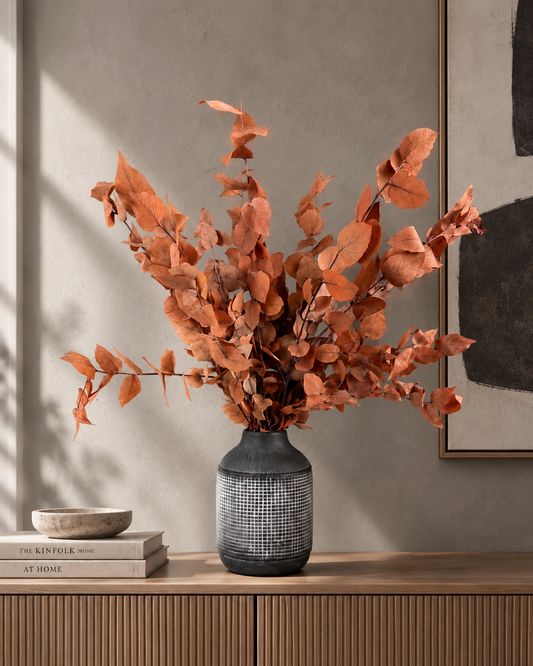 Preserved Eucalyptus Bouquet - Orange