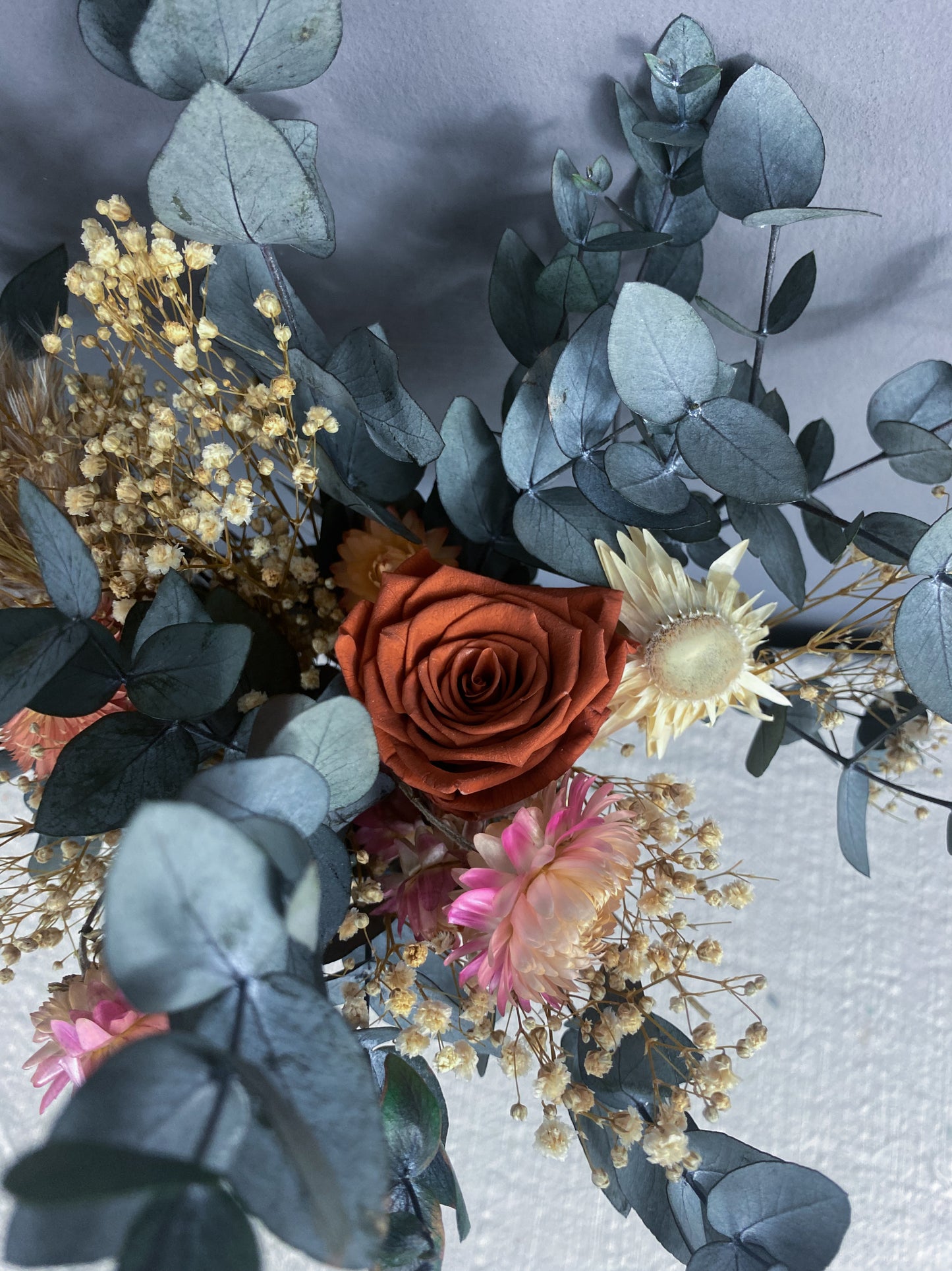 Lyra Dried Flower Bridesmaid's Bouquet