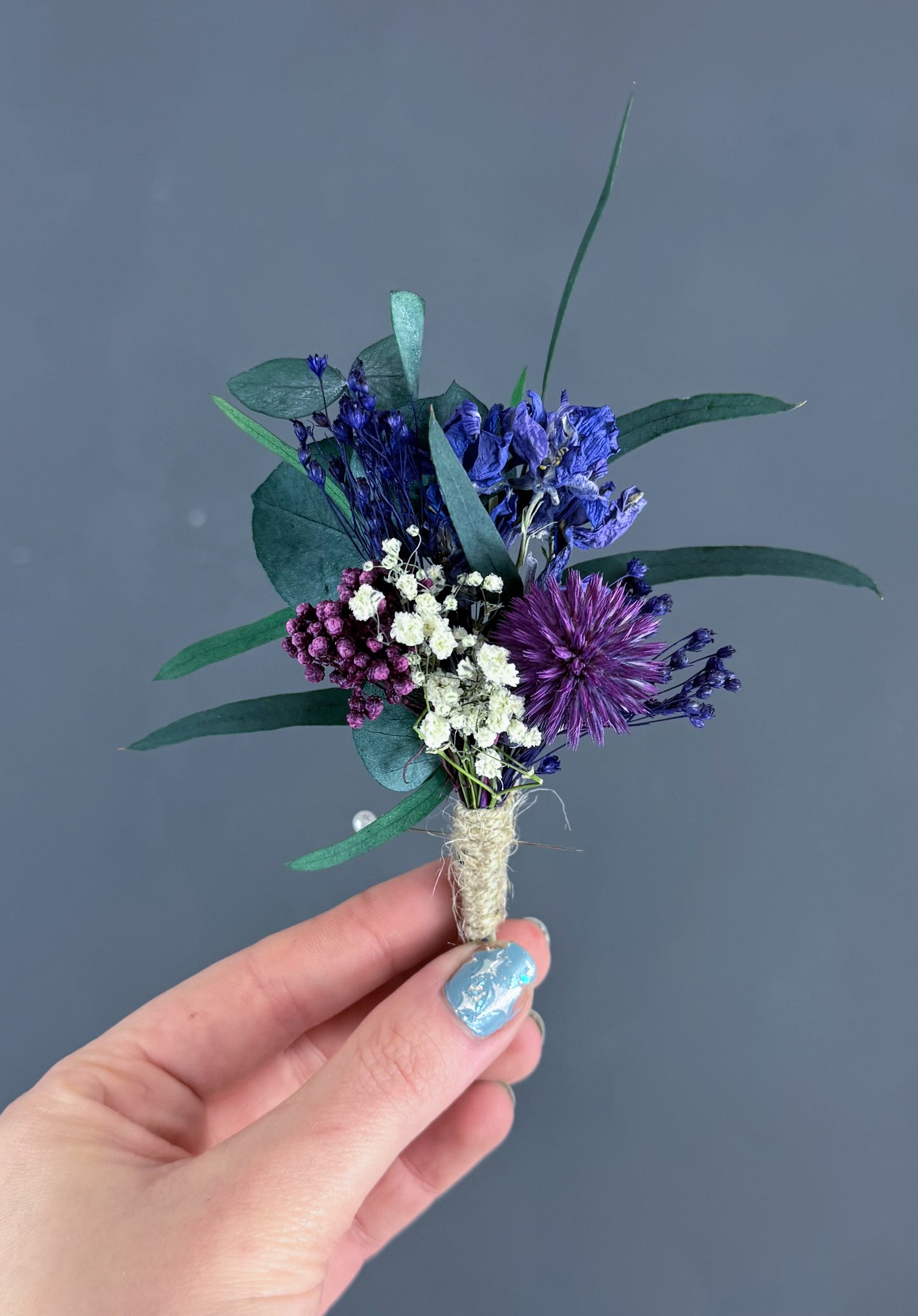 Amalie Dried Flower Buttonhole