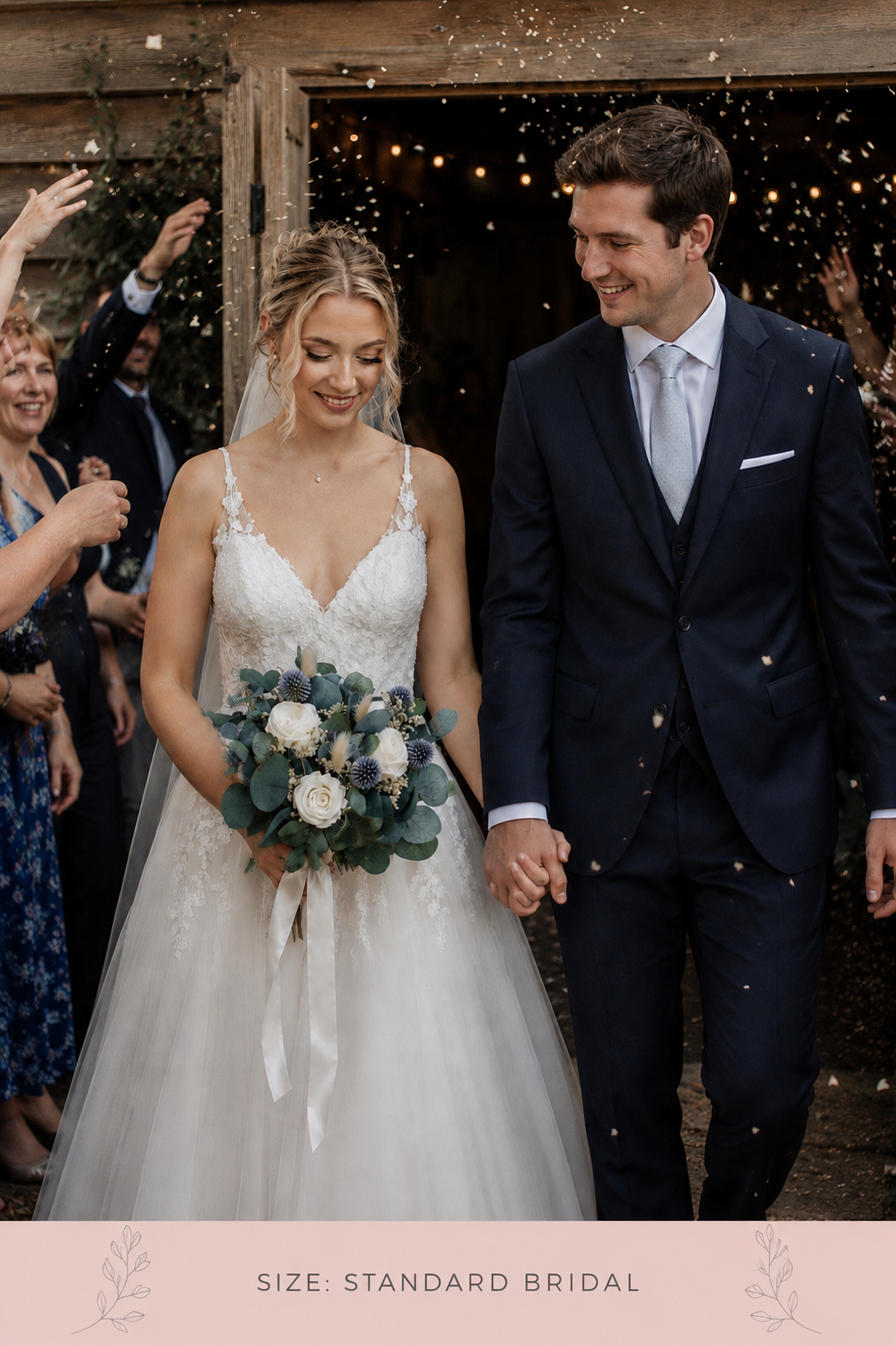 Margot dried bridal bouquet