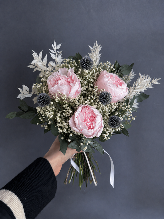 Preserved Peony Bridal Bouquet