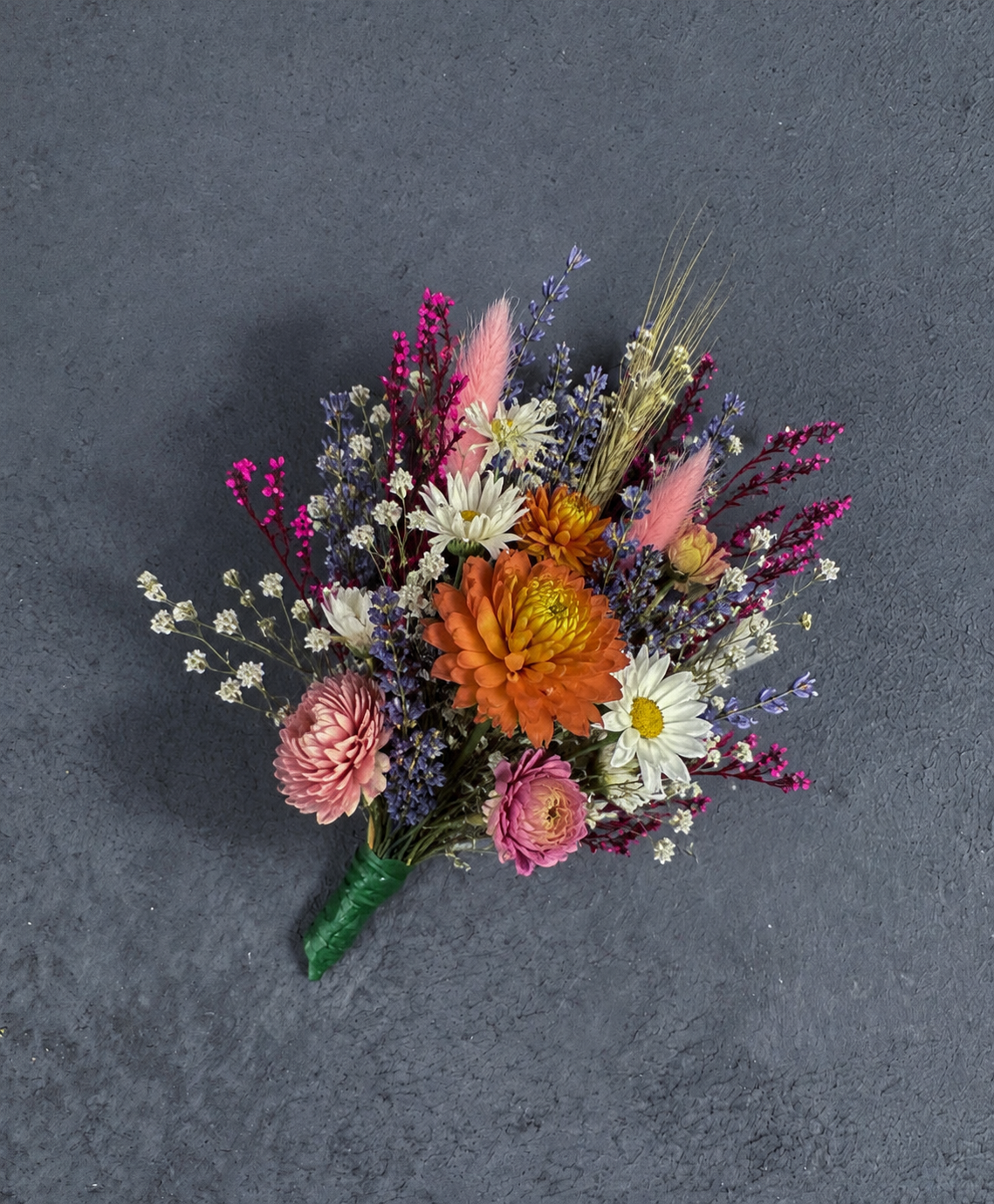Dried flower cake topper