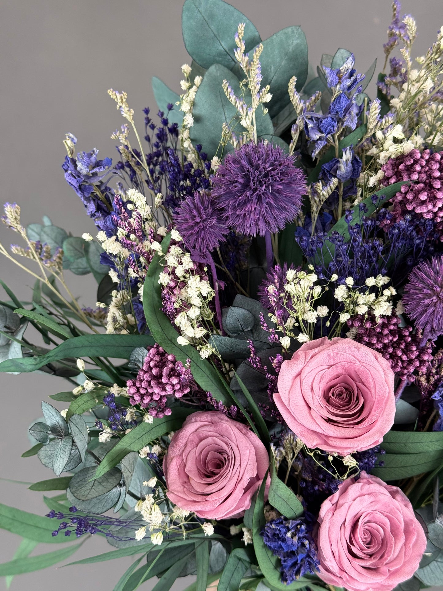 Amalie dried flower bridal bouquet
