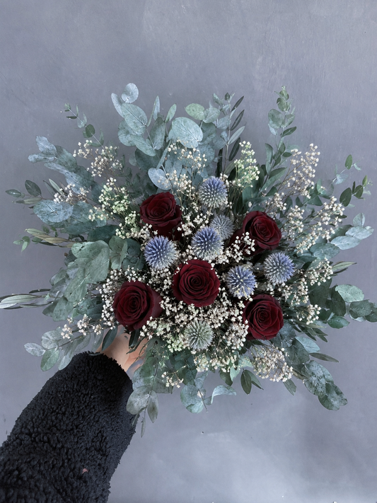 Lena dried flower bridal bouquet