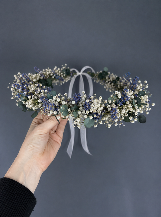 Serena dried flower crown