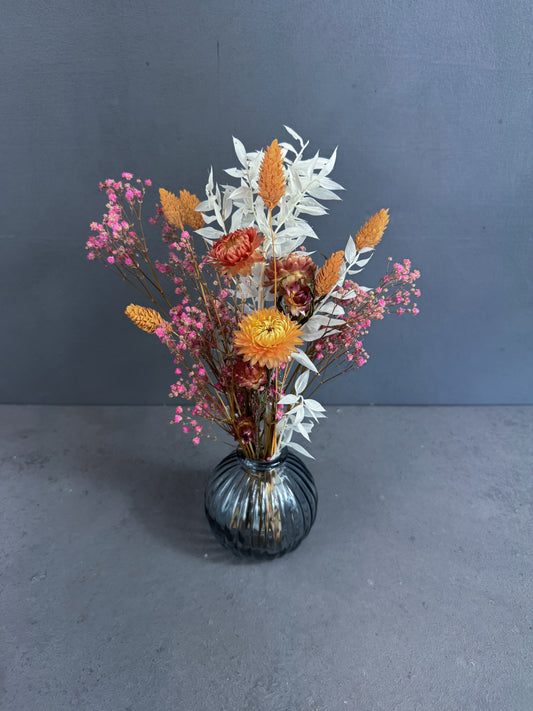 Camille dried flower bud arrangement