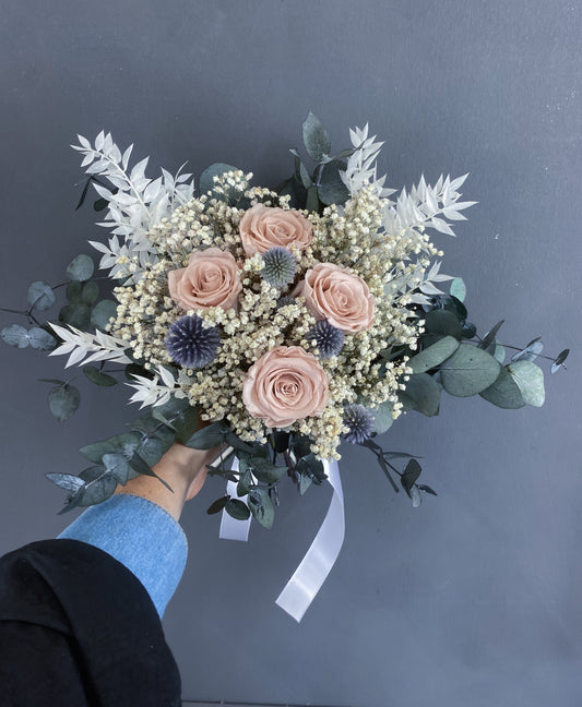 Elodie Dried Flower Bridal bouquet