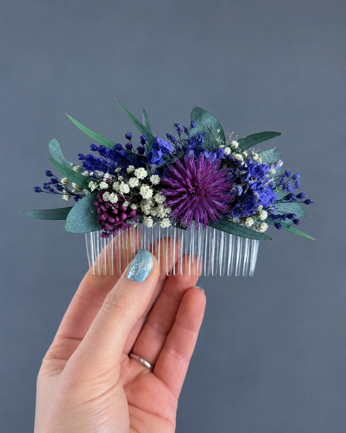 Amalie dried flower comb