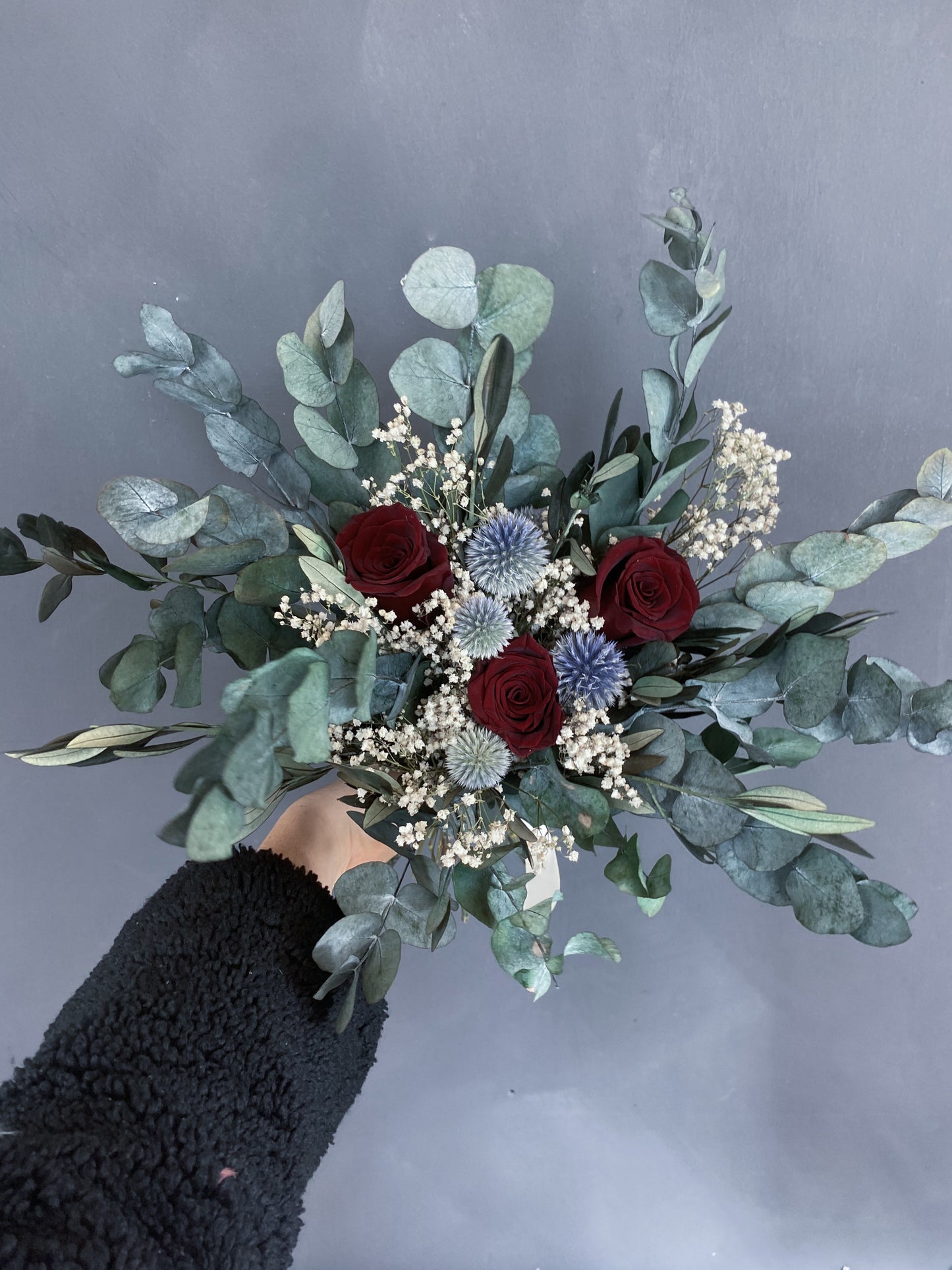 Lena dried flower bridal bouquet