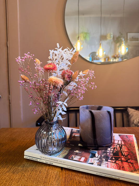 Camille dried flower bud arrangement