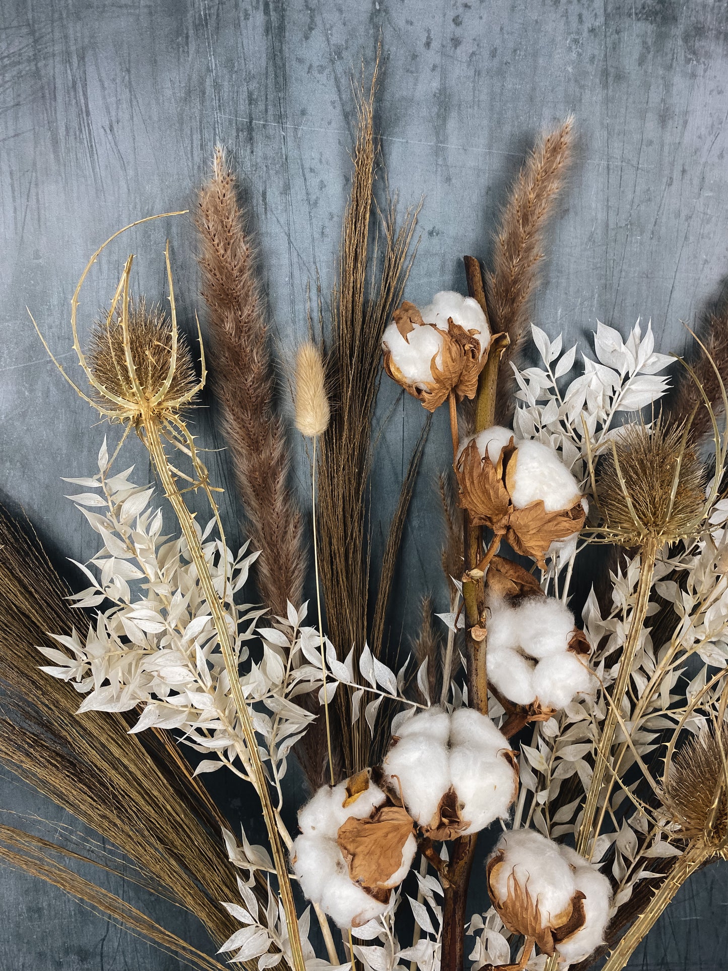 thumbnail image 2 of Natural Dried Flower Wired Stems Set Of 5 – Buy Online Or Call 0800 756 5403 2 of 14