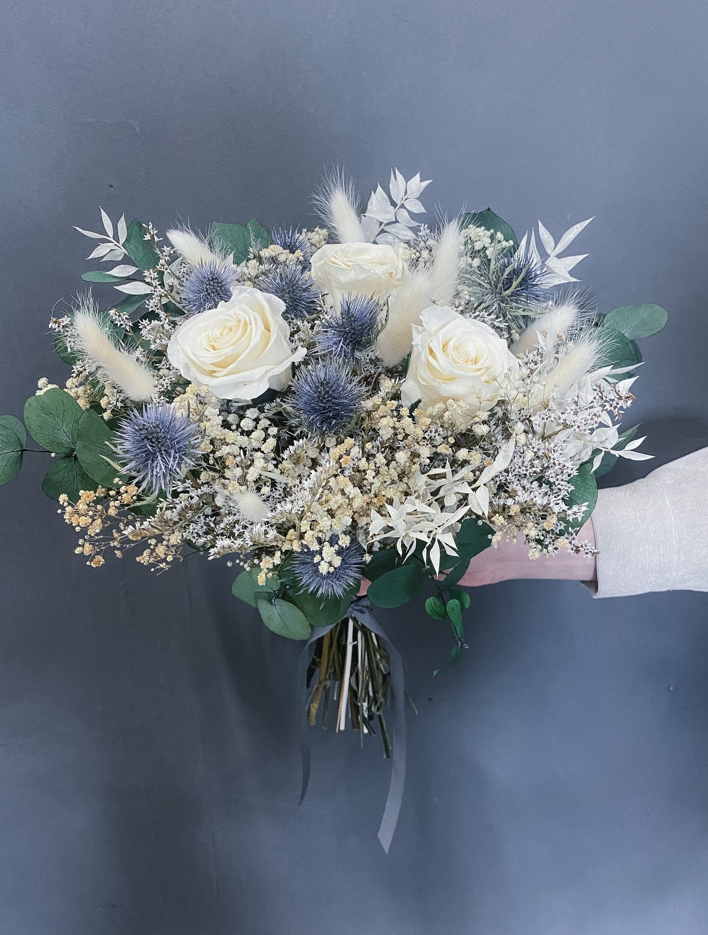 Laurel Dried Flower Bridal Bouquet