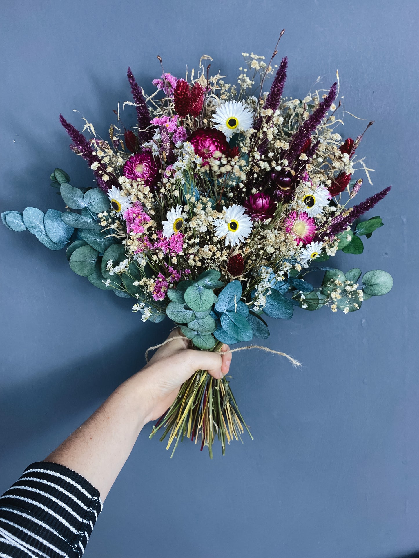 Daisy Dried Flower Bridesmaid Bouquet