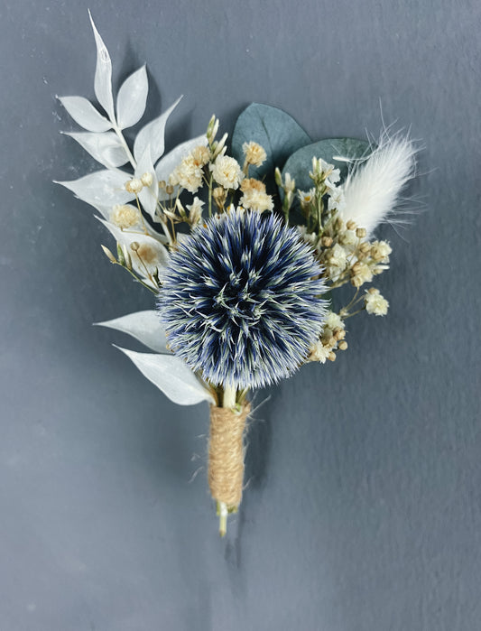 Laurel Dried Flower Buttonhole